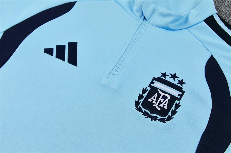 2026-27 Argentina Light Blue Half-Zip Training Jersey