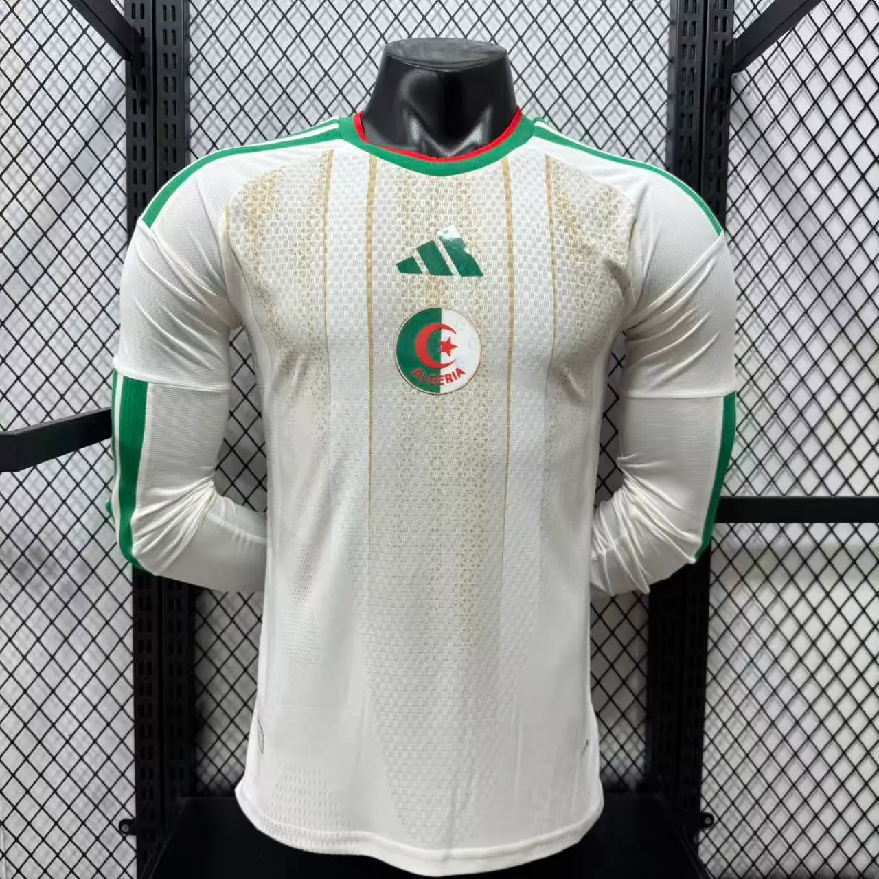 2026-27 Algeria Home Long-Sleeve Jersey - Player Version