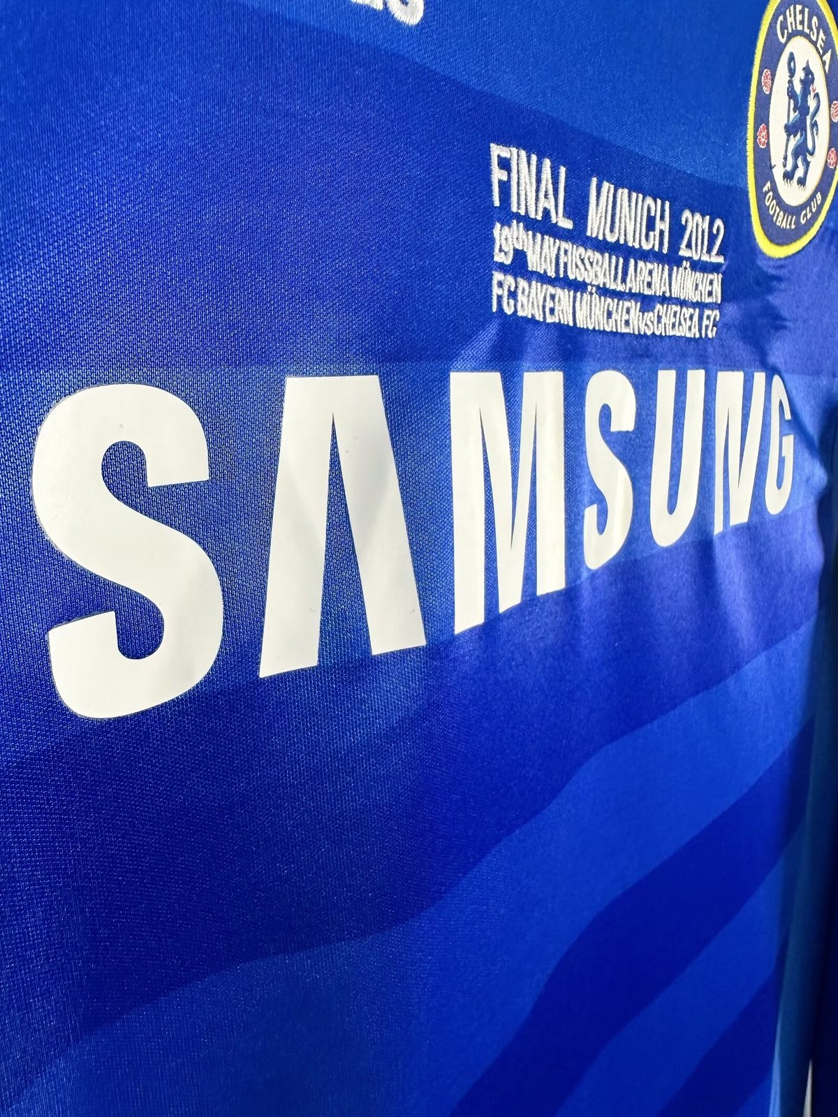 2011-12 Chelsea Home Long Sleeve Retro Shirt
