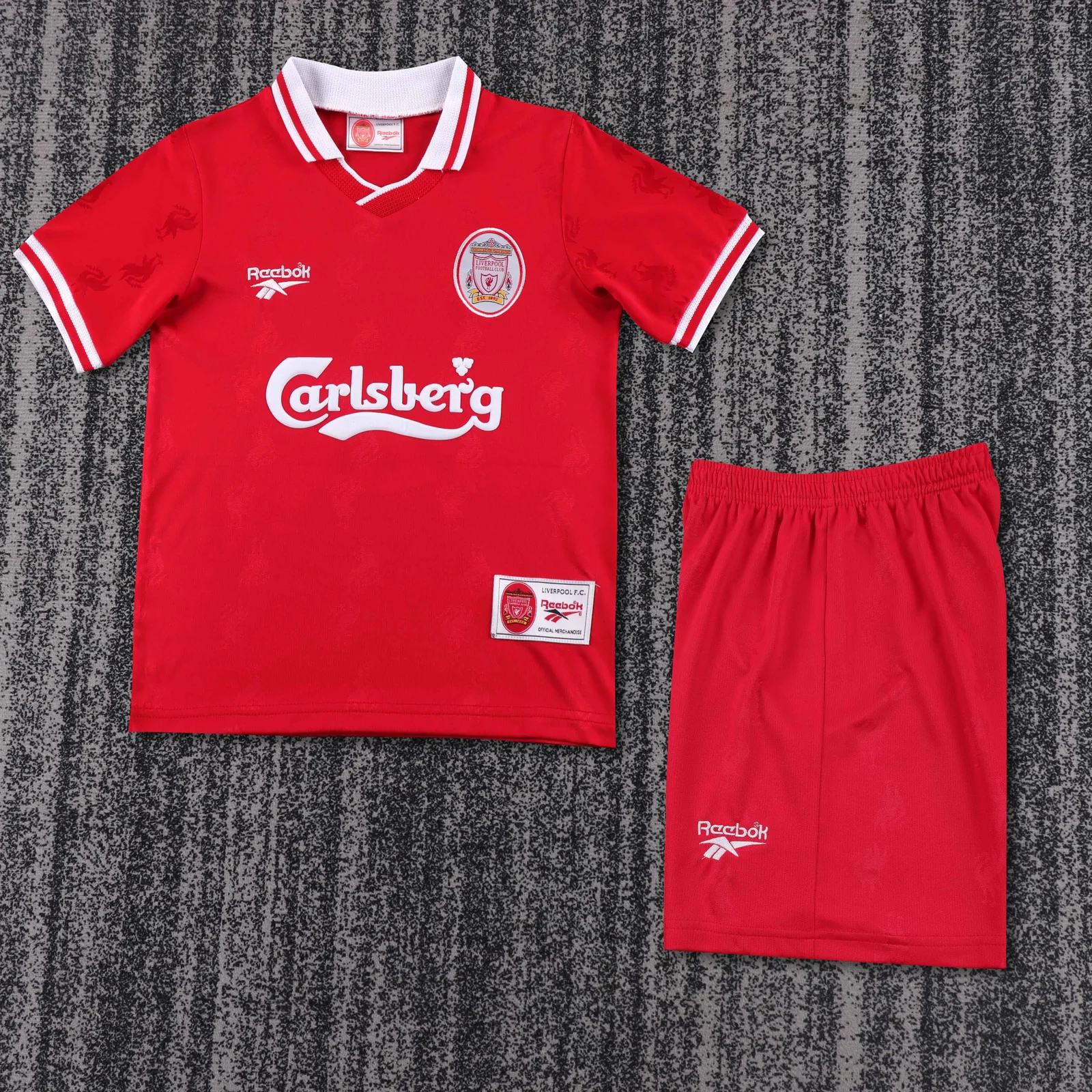1996-97 Liverpool Home Retro Shirt - Kids