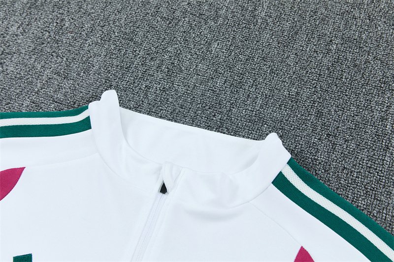 2026-27 Real Madrid White Half-Zip Training Jersey