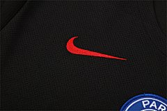 2025-26 Paris Saint-Germain Black T90 Short Sleeve Training Jersey