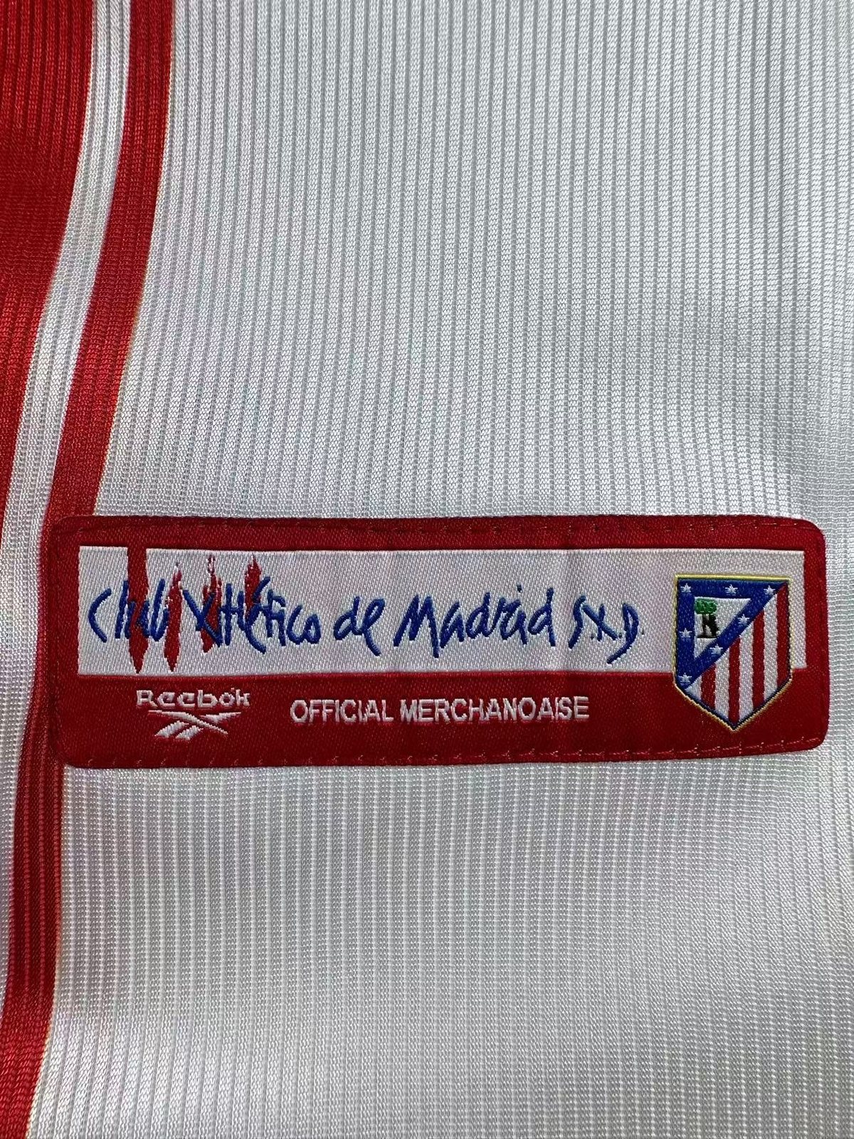 1999–00 Atlético Madrid Home Retro Jersey