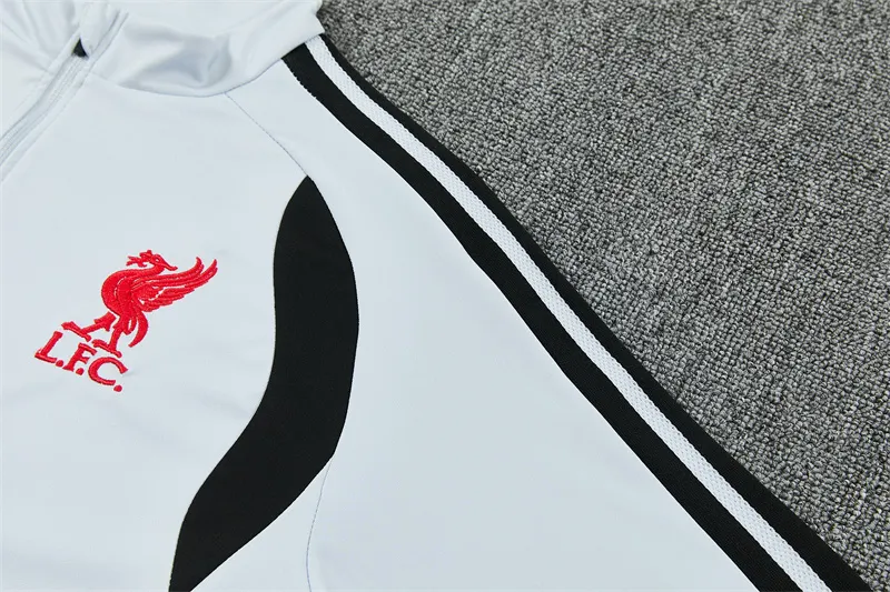 2026-27 Liverpool Light Grey Half-Zip Training Jersey
