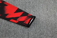 2025-26 Manchester United Red and Black Half-Pull Training Jersey
