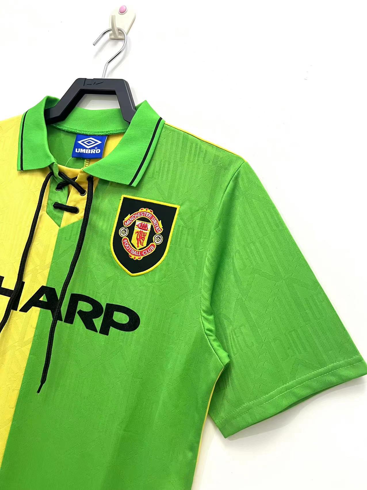 1992-94 Manchester United away retro jersey