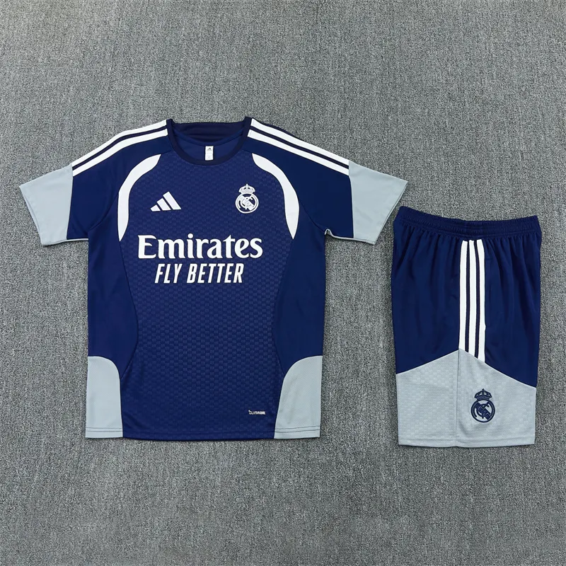 2026-27 Real Madrid Royal Blue Short-Sleeve Training Jersey