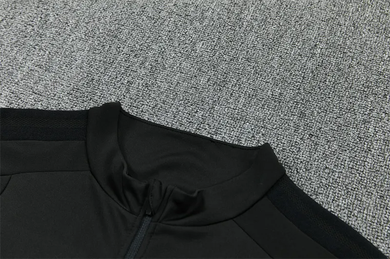 2026-27 Real Madrid Black Half-Zip Training Jersey
