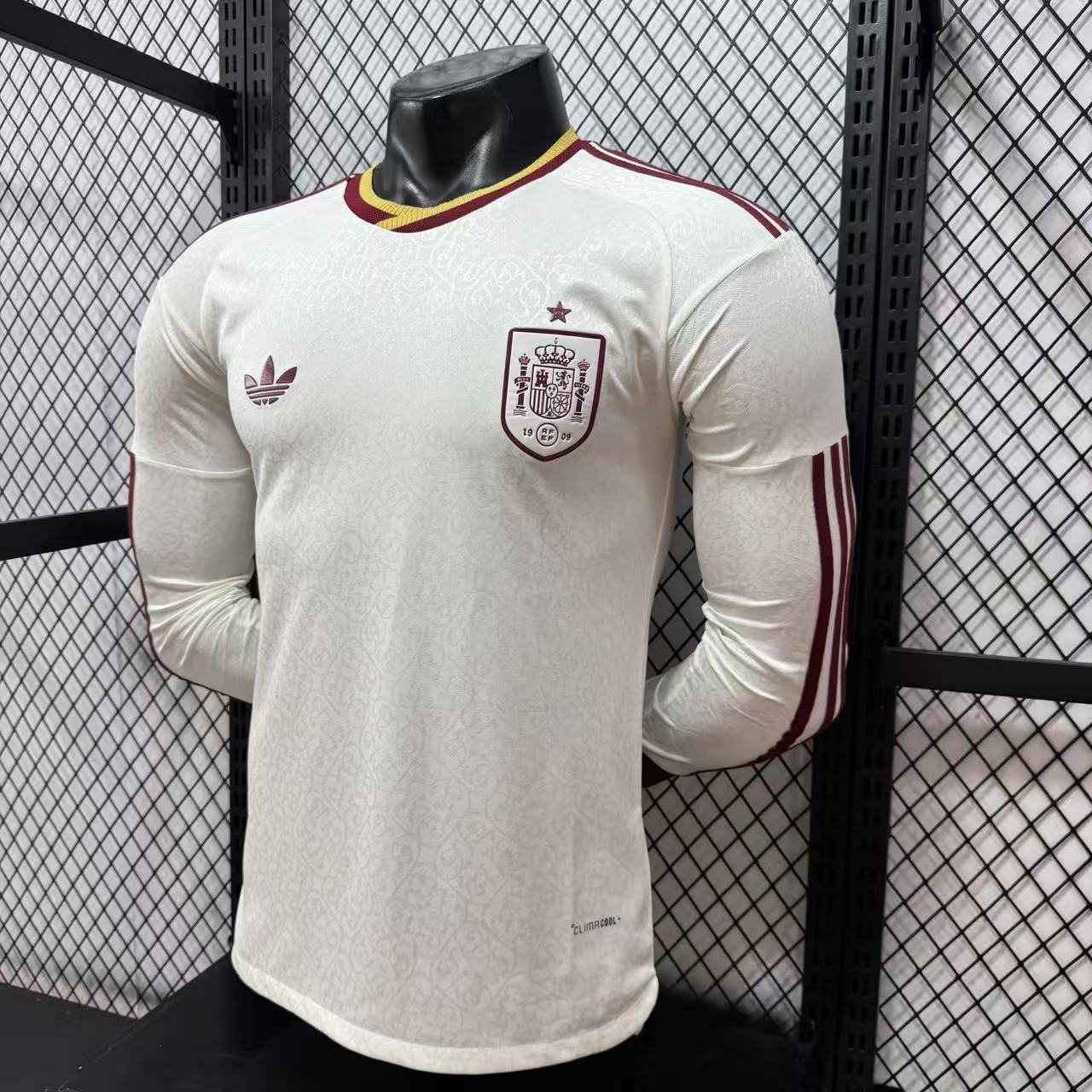 2026-27 Spain Away Long-Sleeve Jersey - Player Version