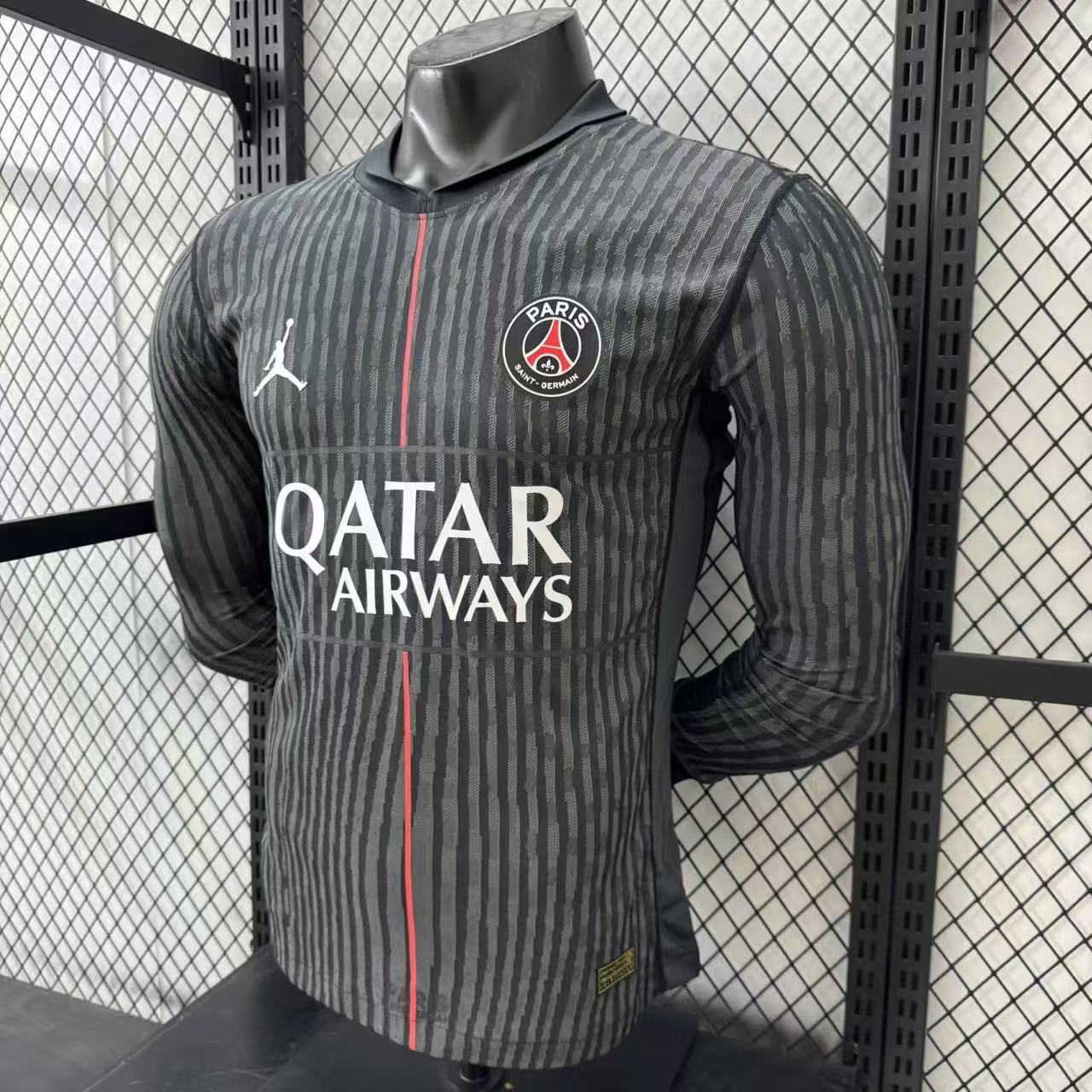 2025-26 Paris Saint-Germain Third Away Long-Sleeve Jersey – Player Version