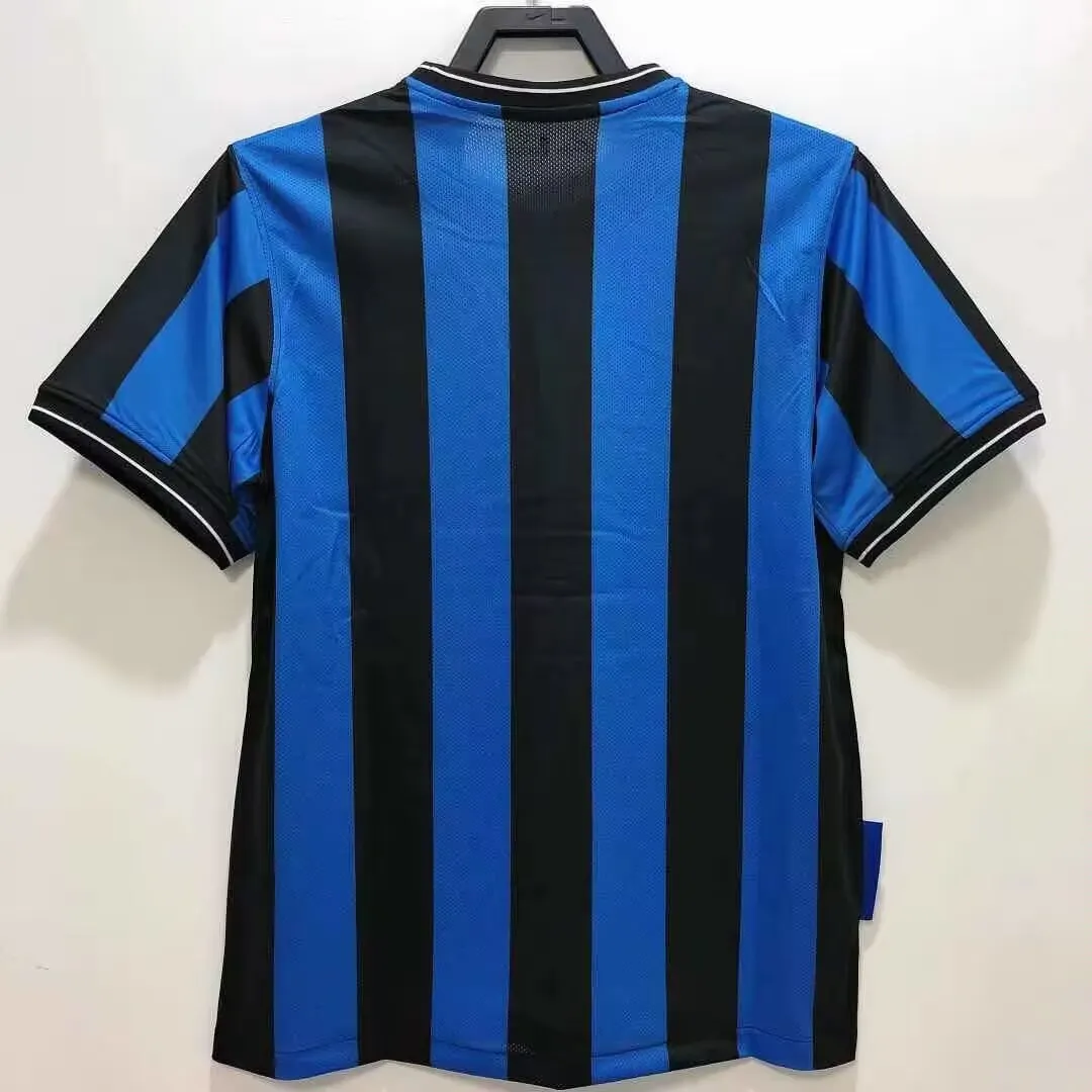 2010 Inter Milan home blue and black retro jersey