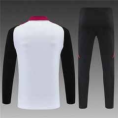2025-26 Manchester United White Half-Raised Training Jersey
