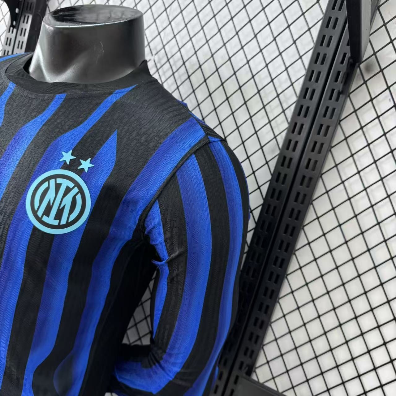 2025-26 Inter Milan Home Long-Sleeve Jersey - Player Version