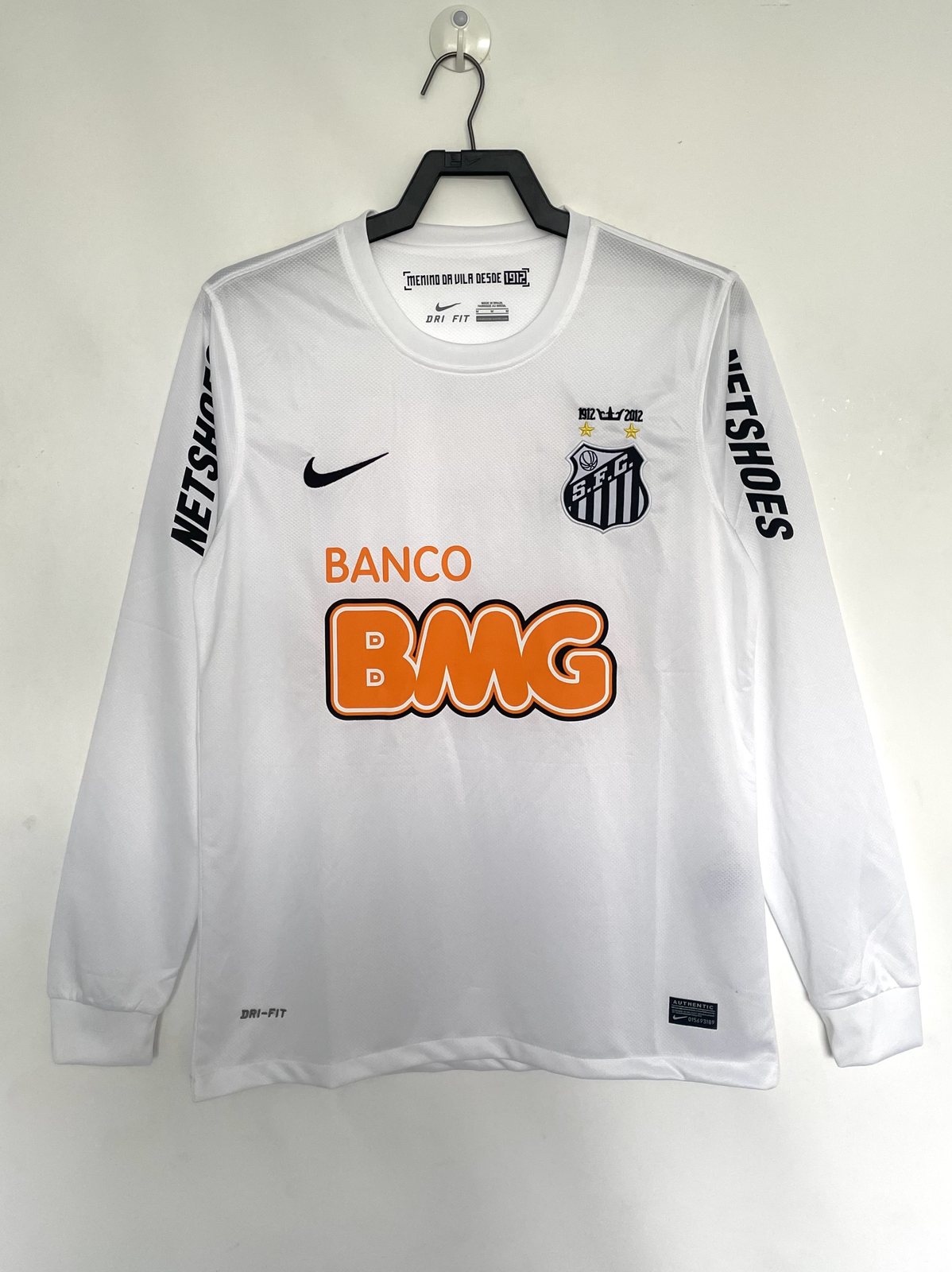2012-13 Santos Home Long Sleeve Retro Jersey