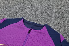 2025-26 Barcelona Purple Half-Dress Training Jersey