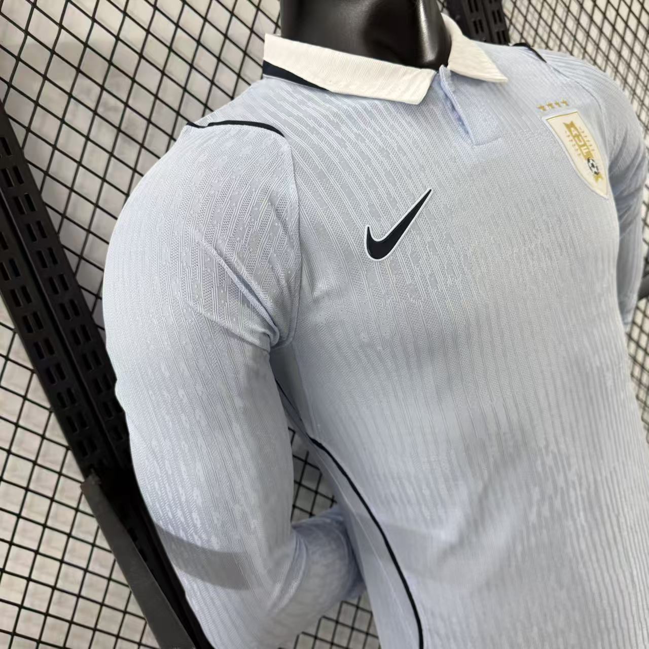 2026-27 Uruguay Home Long-Sleeve Jersey – Player Version