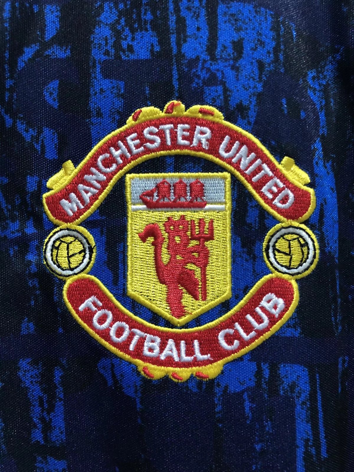 1993 Manchester United black retro jersey