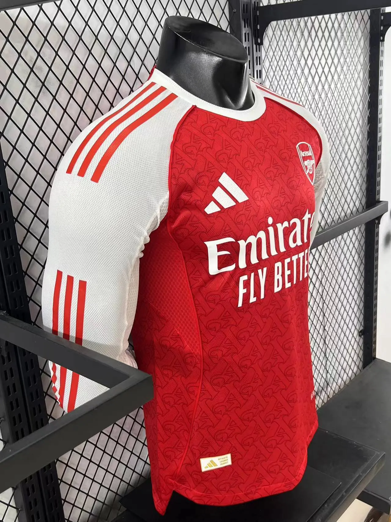 2025-26 Arsenal Home Long-Sleeve Jersey – Player Version