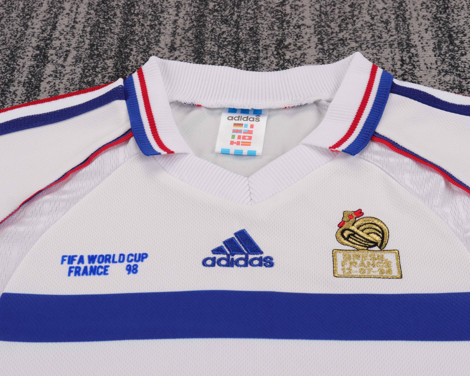 1998 France Away Retro Shirt - Kids Sizes