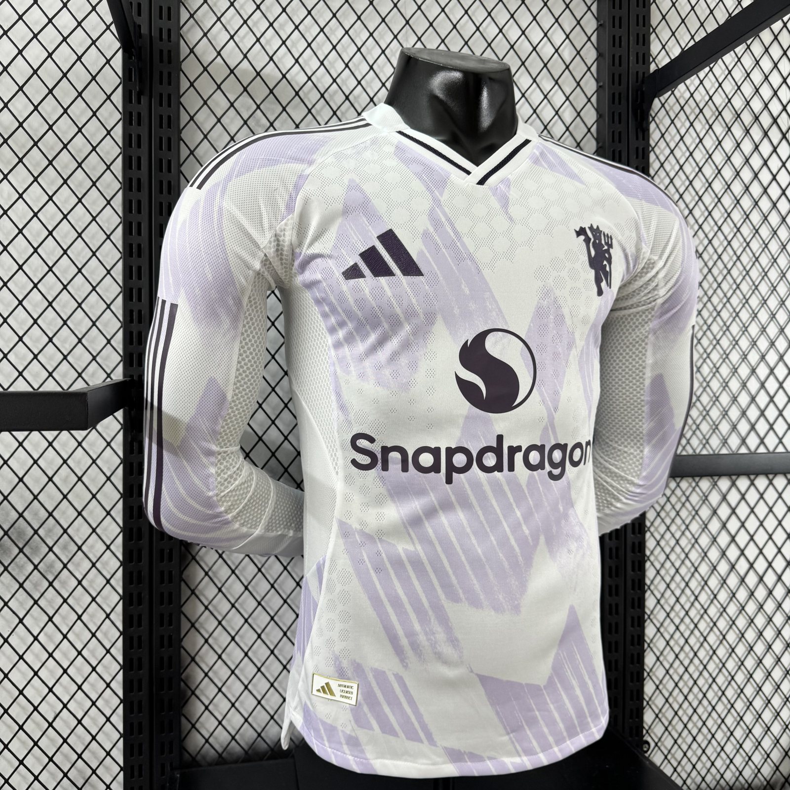 2025-26 Manchester City Away Long-Sleeve Jersey – Player Version