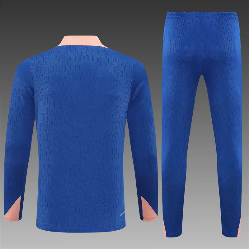 2025-26 France Blue Half-Zip Training Jersey