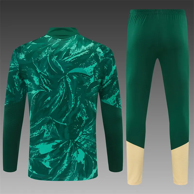 2026-27 Real Madrid Green Half-Zip Training Jersey