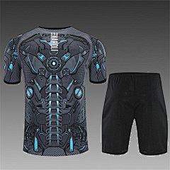 2025-26 Napoli Black Grey Short Sleeve Training Jersey