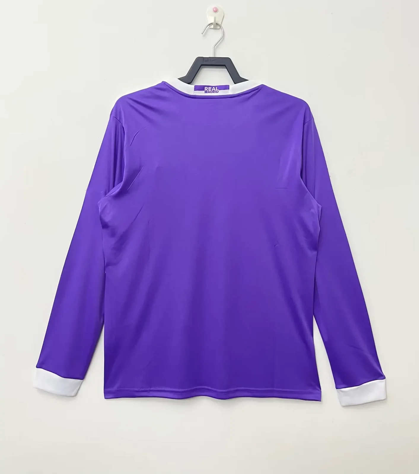 2016-17 Real Madrid Away Long Sleeve Retro Jersey