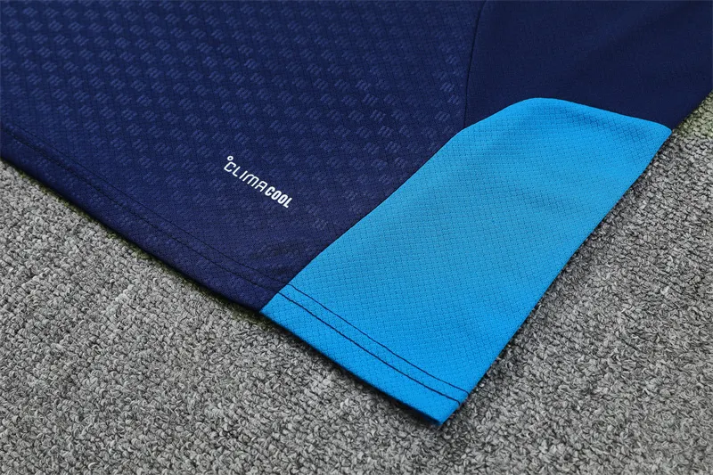2026-27 Spain Royal Blue Short-Sleeve Training Jersey (Two Stars)