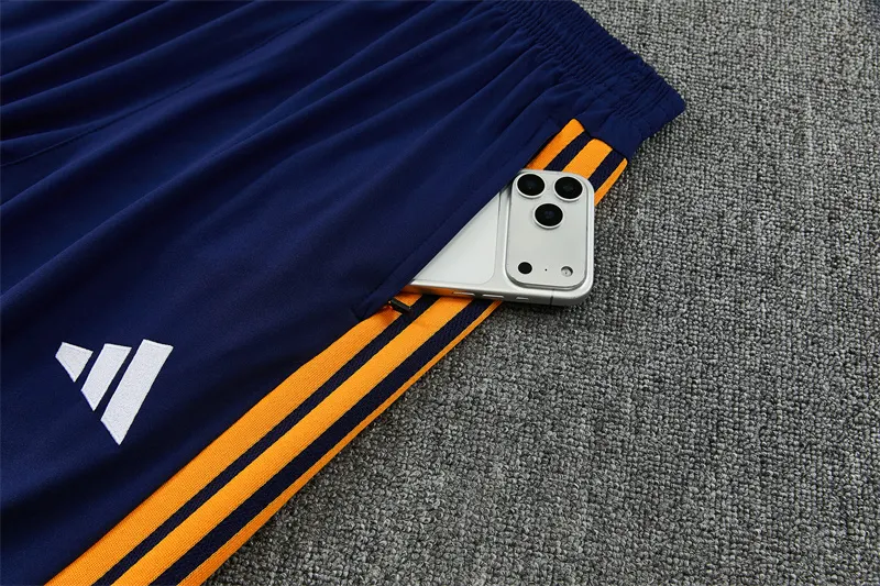 2026-27 Real Madrid Royal Blue Half-Zip Training Jersey