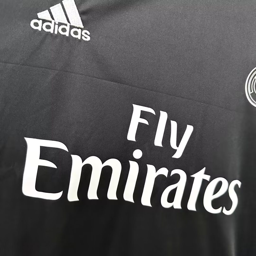 2016-17 Real Madrid Second Away Long Sleeve Retro Jersey