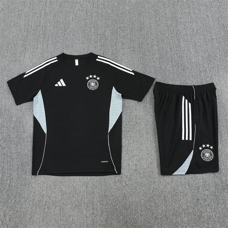 2025-26 Germany Black Short-Sleeve Training Jersey