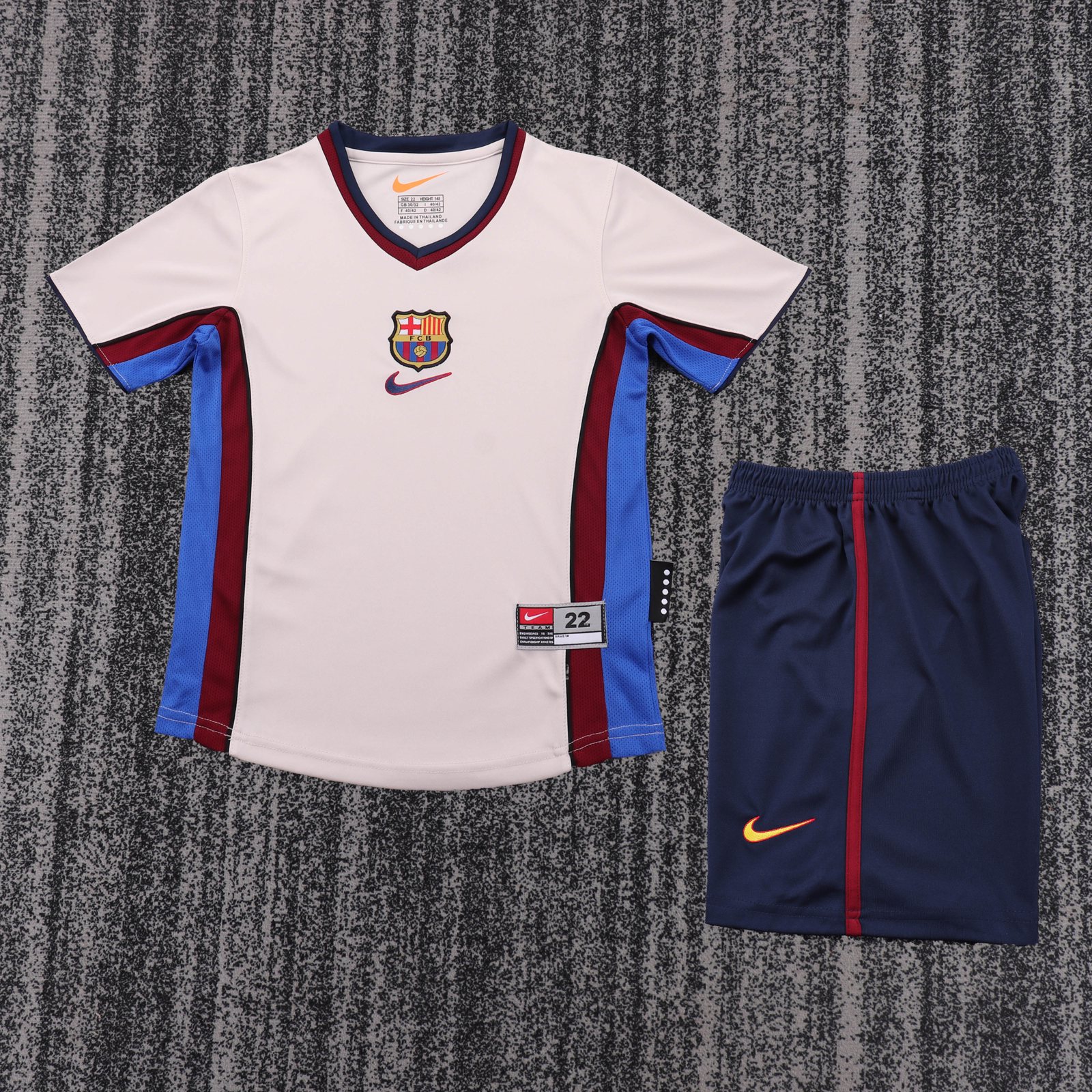 1998-99 Barcelona Retro Away Shirt - Kids