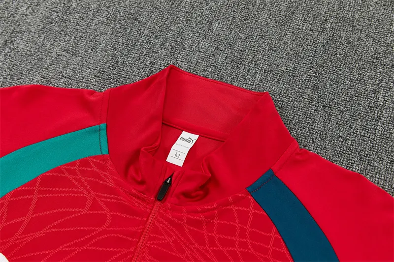 2026-27 Portugal Red Half-Zip Training Jersey