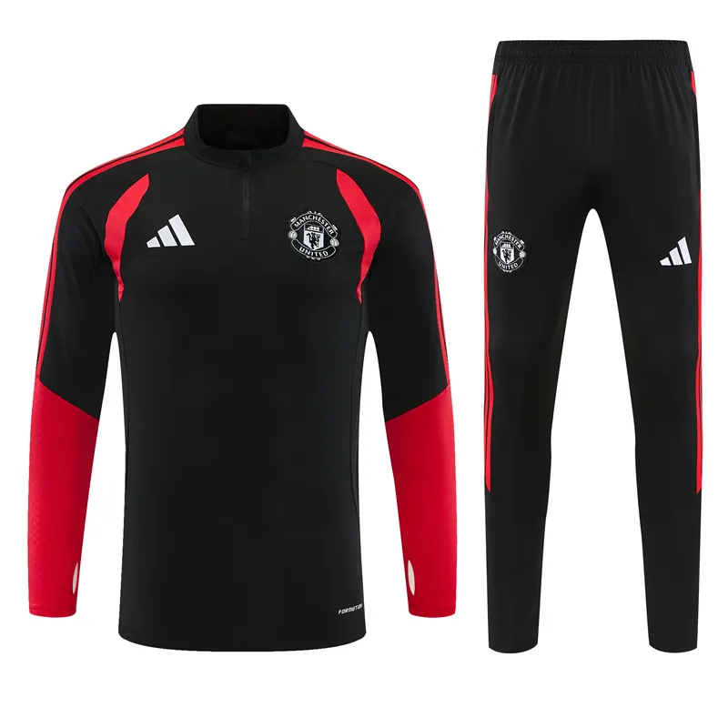 2026-27 Manchester United Black Half-Zip Training Kit