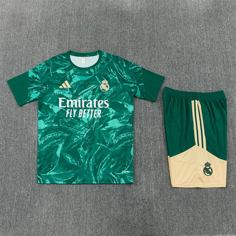 2026-27 Real Madrid Green Short-Sleeve Training Jersey