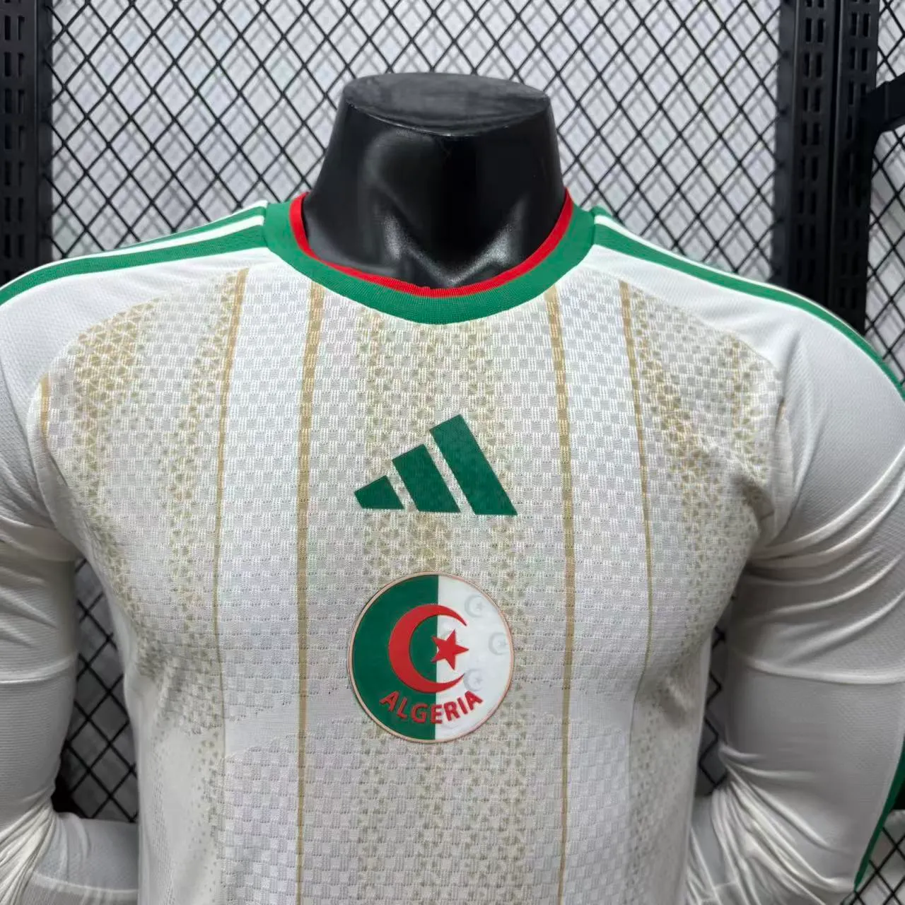 2026-27 Algeria Home Long-Sleeve Jersey - Player Version