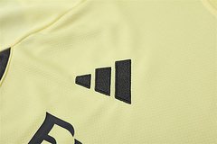 2025-26 Real Madrid Yellow Short Sleeve Training Jersey