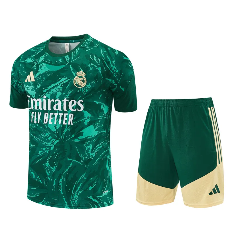 2026-27 Real Madrid Green Short-Sleeve Training Jersey