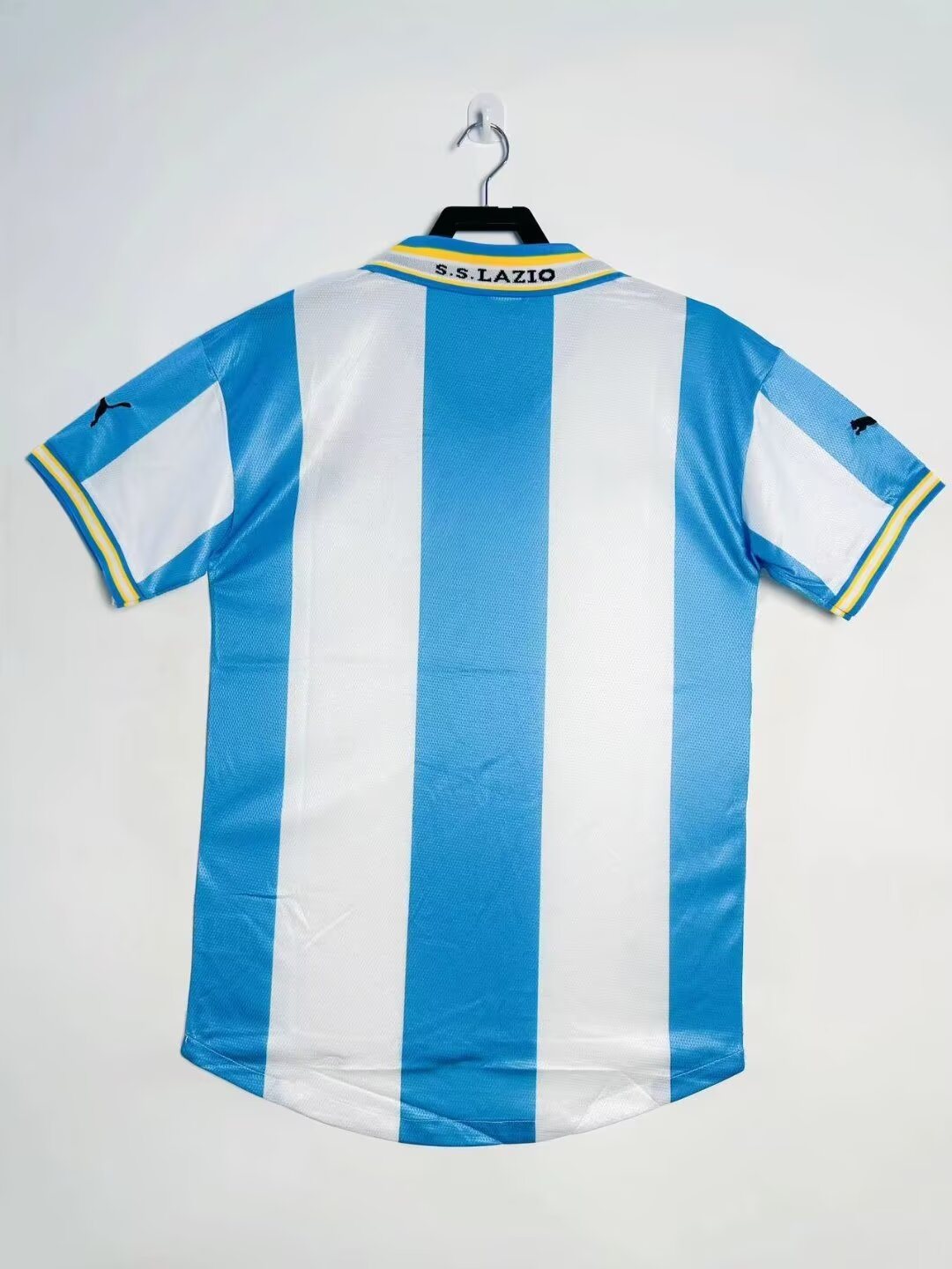 1999-00 Lazio home blue and white retro jersey