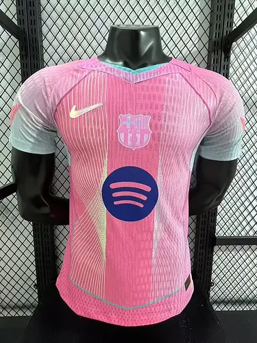 2025-26 Barcelona Pink Special Edition Shirt - Player Edition
