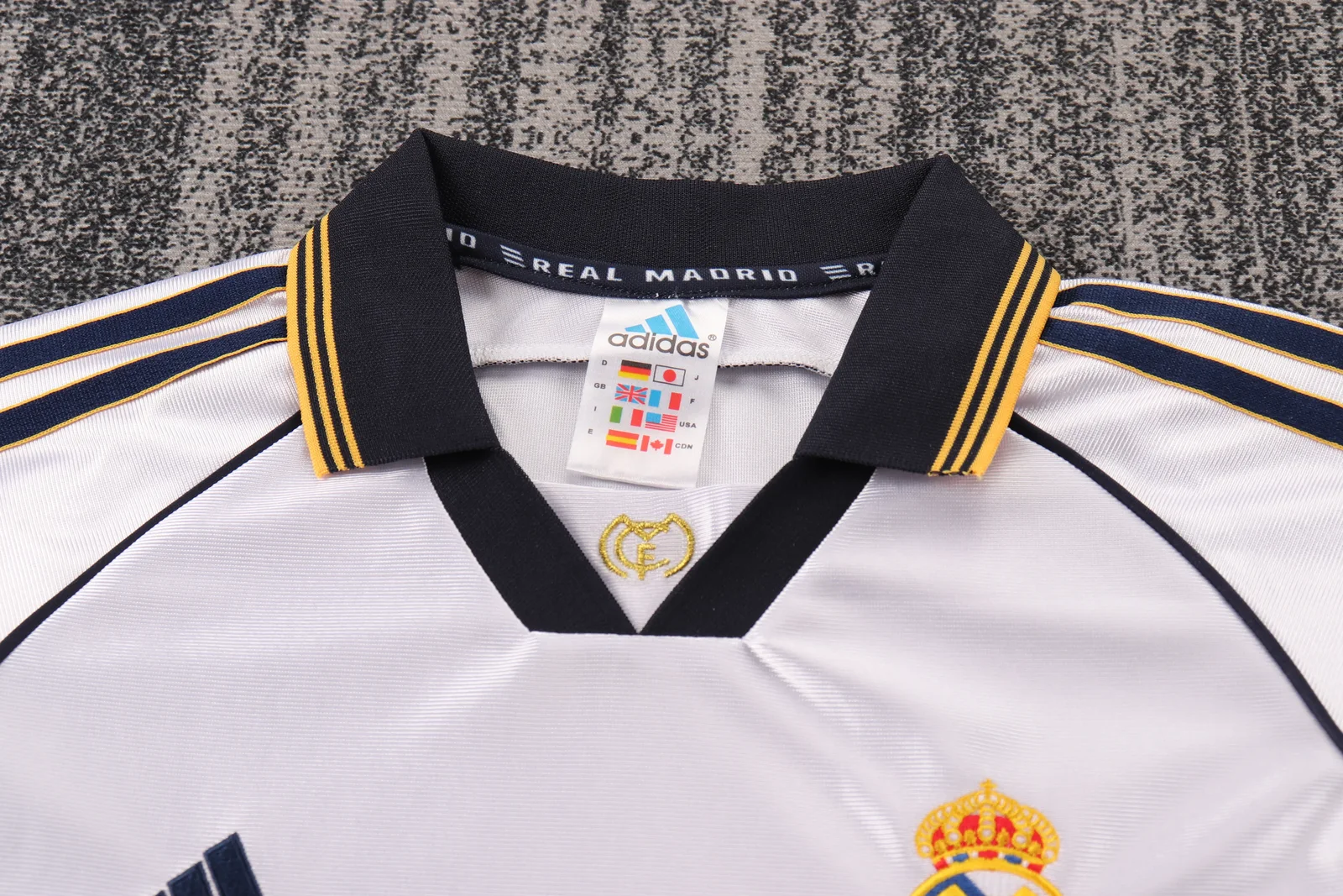 1998-00 Real Madrid Home Retro Shirt - Kids