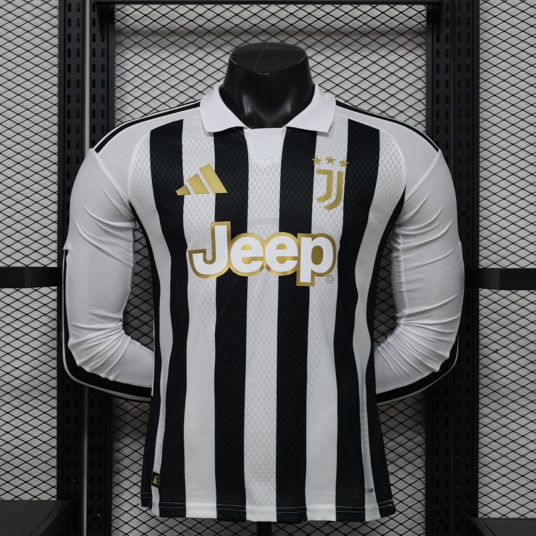 2026-27 Juventus Home Long-Sleeve Jersey - Player Version