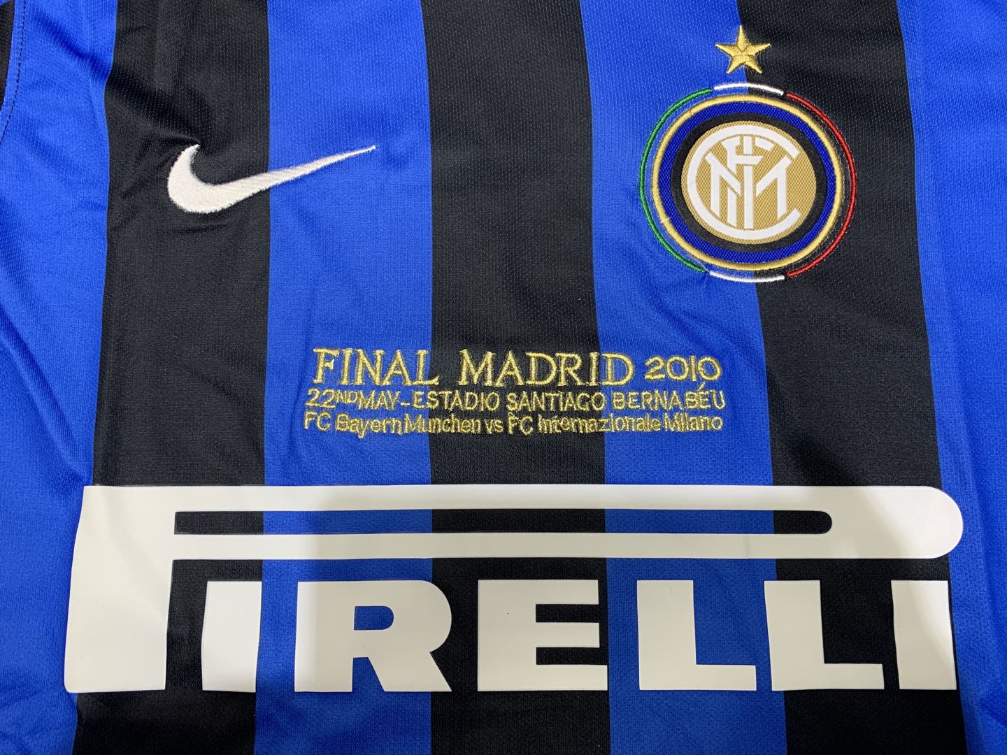 2010 Inter Milan Home Long Sleeve Retro Jersey