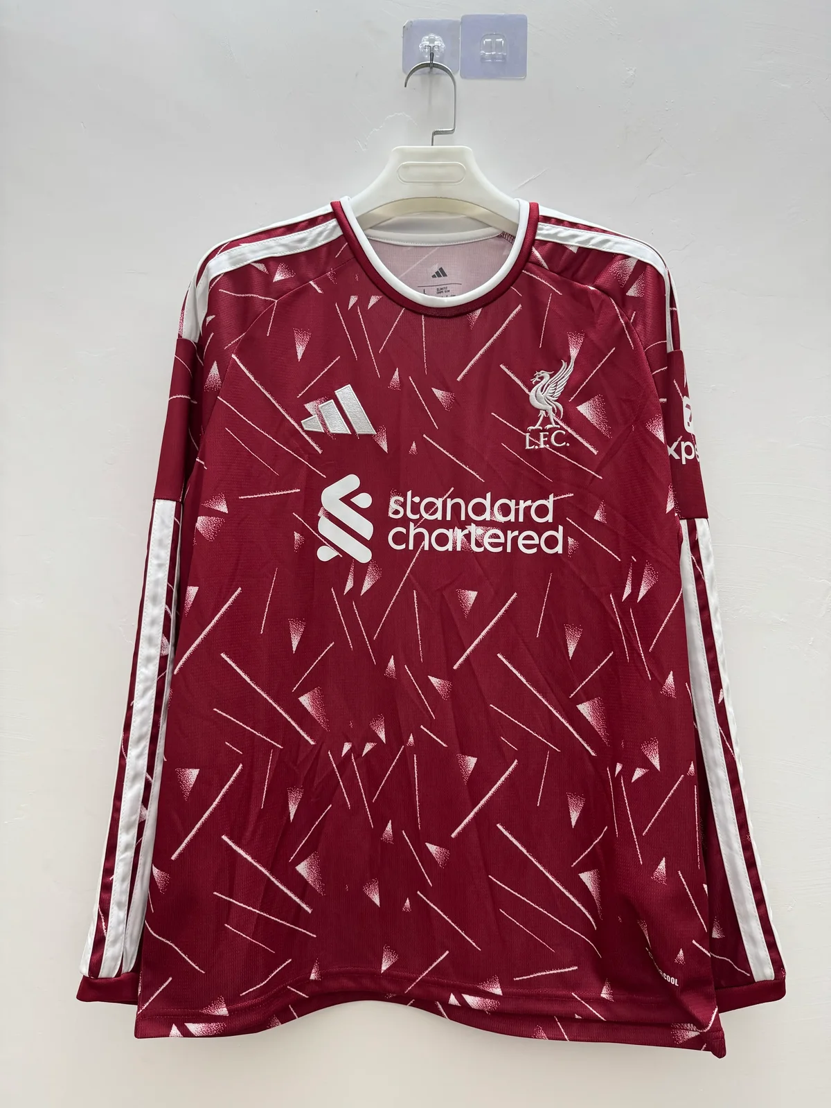2026-27 Liverpool Home Long-Sleeve Kit - Fan Edition