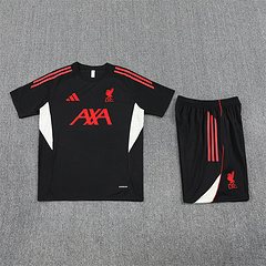 2025-26 Liverpool FC Black Short Sleeve Training Shirt