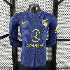 2025-26 Atletico Madrid Away Long Sleeve Shirt - Player Edition.