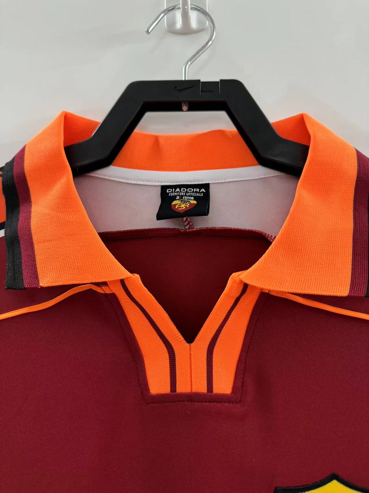 1998-99 Roma Home Retro Jersey