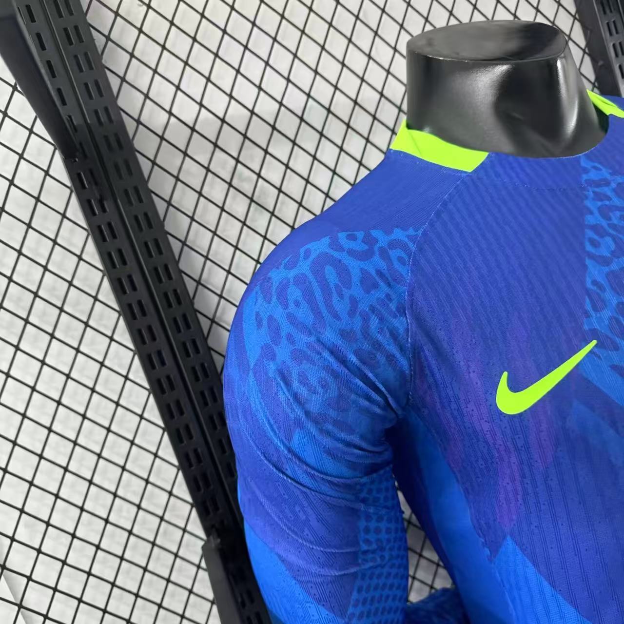 2025-26 Brazil Away Long-Sleeve Jersey – Player Version