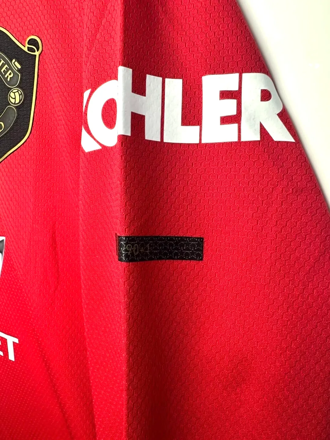 2019-20 Manchester United Home Long Sleeve Retro Shirt